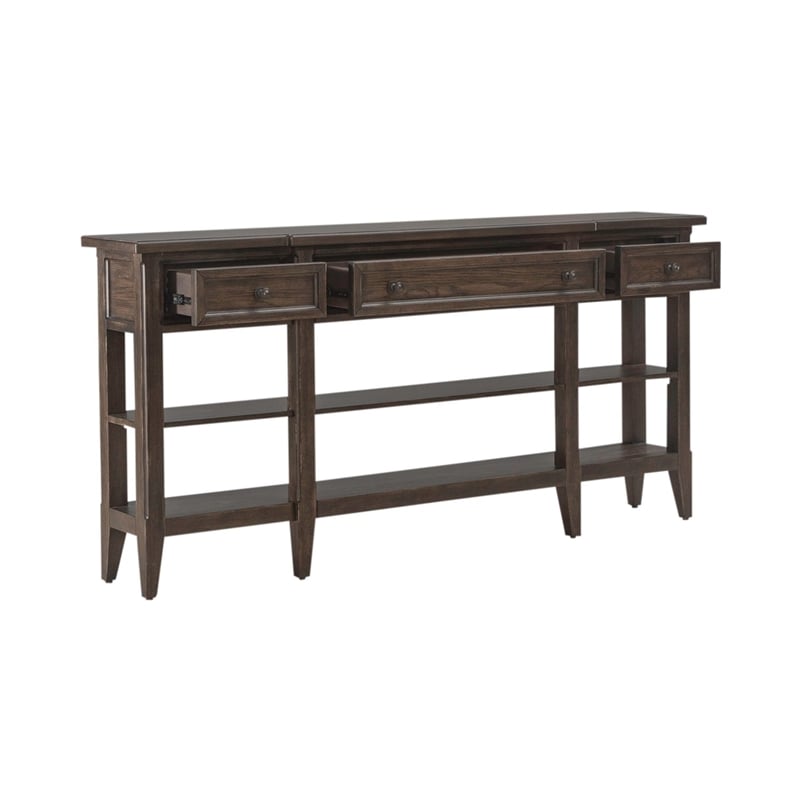 Liberty Furniture Paradise Valley Hall Console Table - Brown