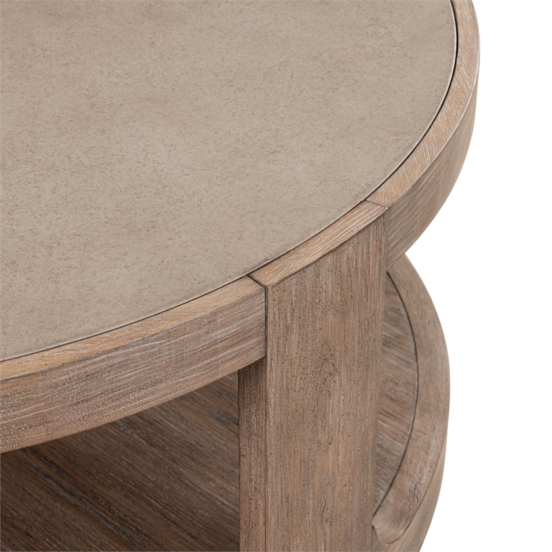 Liberty Furniture South Bend Round Cocktail Table - Brown