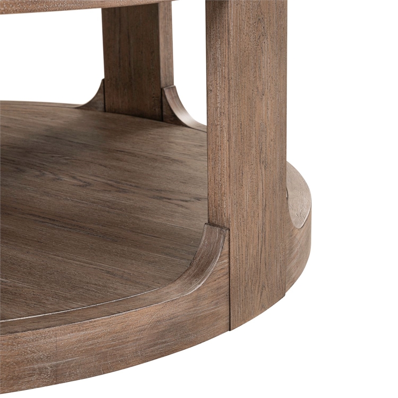 Liberty Furniture South Bend Round Cocktail Table - Brown