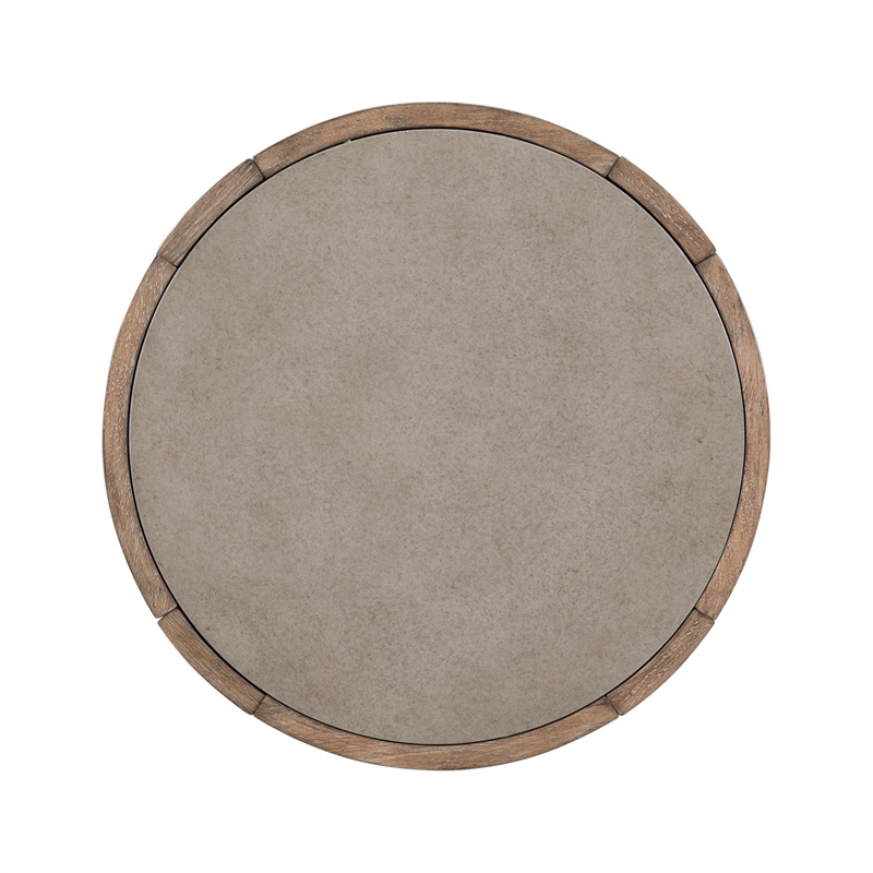 Liberty Furniture South Bend Round Chairside Table - Brown