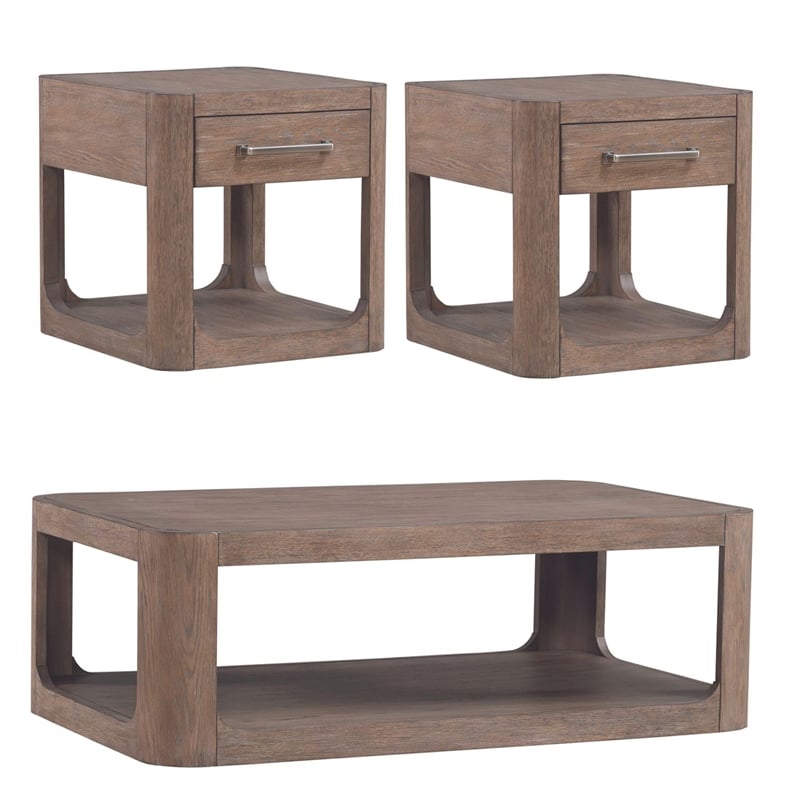 Liberty Furniture South Bend 3 Piece Set - Brown