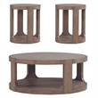 Liberty Furniture South Bend Alt 3 Piece Set Cocktail Table 2 End Tables - Brown