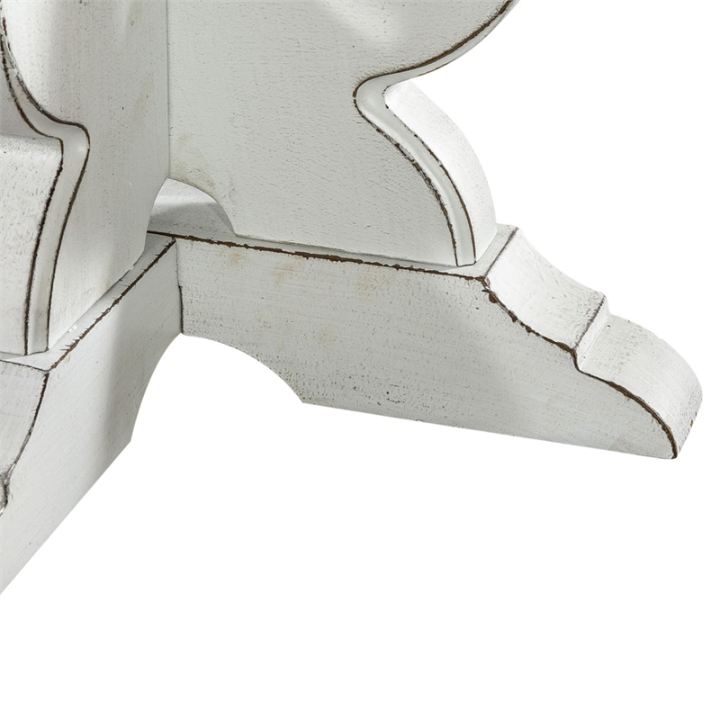 Liberty Furniture Magnolia Manor Round End Table - White