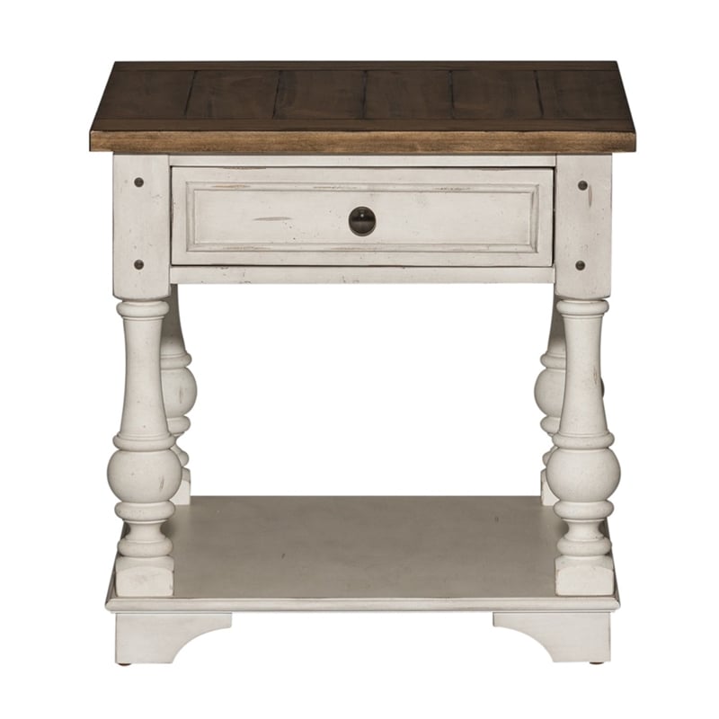 Liberty Furniture Morgan Creek Alt 3 Piece Set Cocktail Table 2 End Tables White