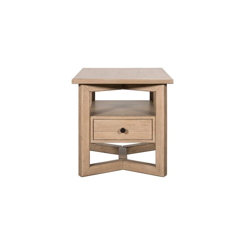 Liberty Furniture Proximity Place Rectangular End Table - Brown
