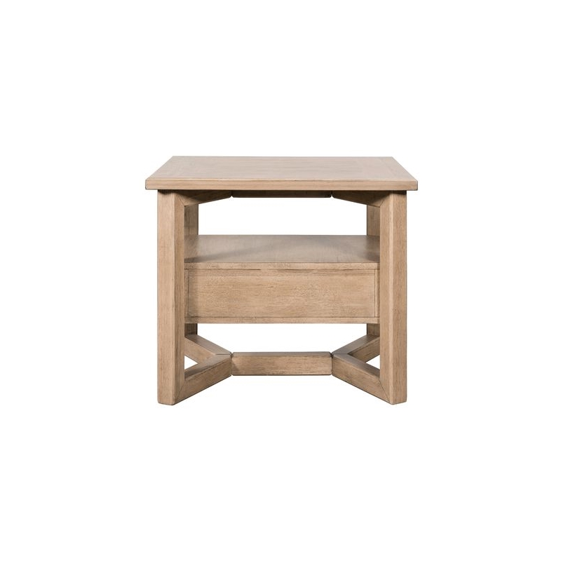 Liberty Furniture Proximity Place Rectangular End Table - Brown