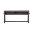 Liberty Furniture Modern Farmhouse 4 Piece Set Console Table 3 Stools Gray