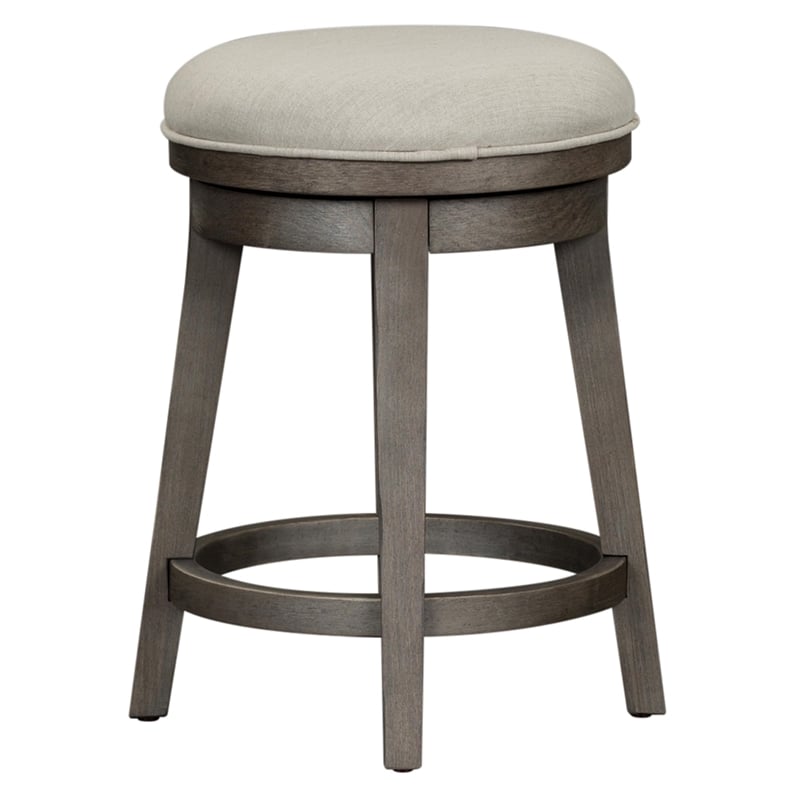 Liberty Furniture Modern Farmhouse 4 Piece Set Console Table 3 Stools Gray