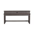 Liberty Furniture Modern Farmhouse 4 Piece Set Console Table 3 Stools Gray