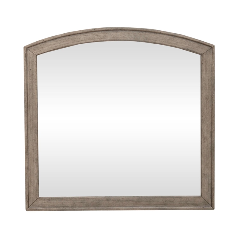 Liberty Furniture Avalon Arched Mirror for Bedroom Dresser Mount - Brown