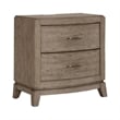 Liberty Furniture Avalon Nightstand with AC USB Charging Station - Brown