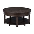 Liberty Furniture Weston Round Living Room Lift Top Cocktail Table - Brown