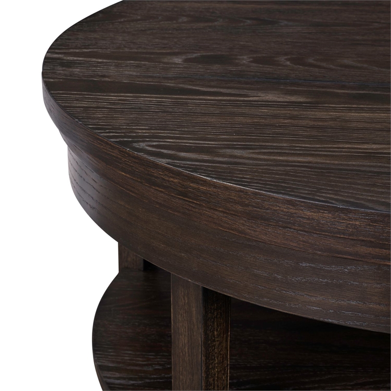 Liberty Furniture Weston Round Living Room Lift Top Cocktail Table - Brown
