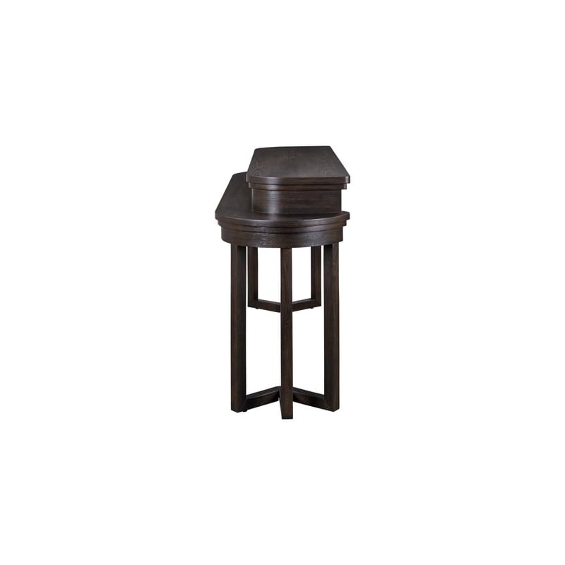 Liberty Furniture Weston 4 Piece Set Charging Console Table 3 Stools - Brown