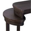 Liberty Furniture Weston 4 Piece Set Charging Console Table 3 Stools - Brown