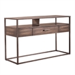 Liberty Furniture Jamestown Sofa Table Open Shelf Storage Drawer - Brown