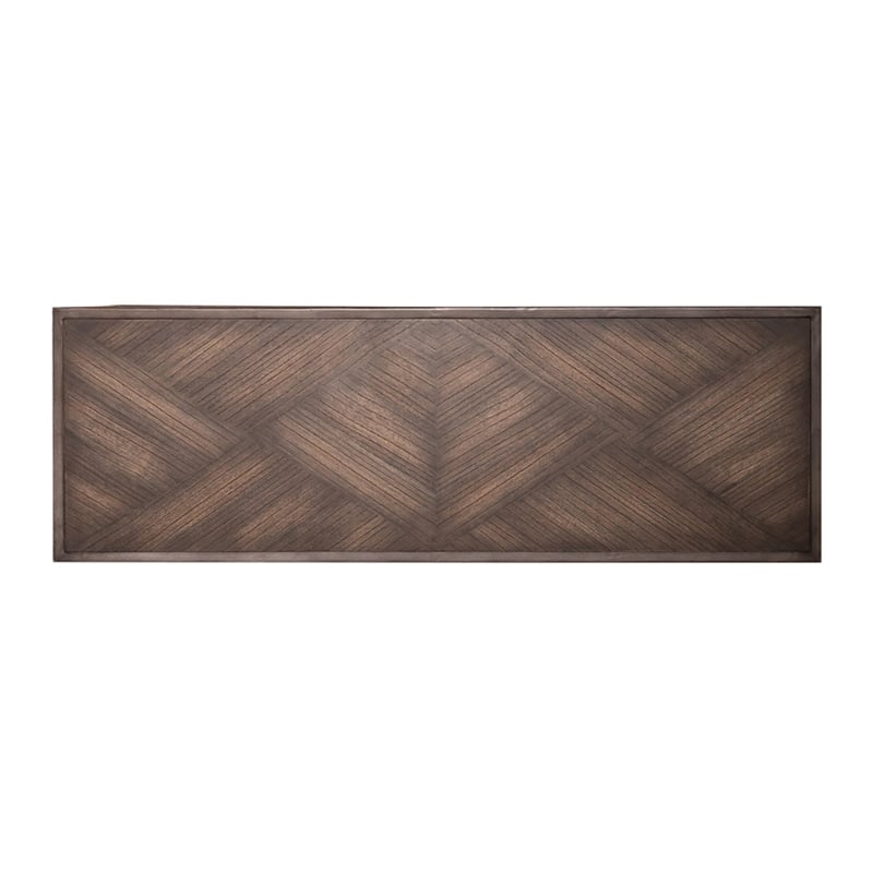 Liberty Furniture Jamestown Sofa Table Open Shelf Storage Drawer - Brown