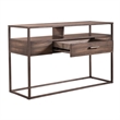 Liberty Furniture Jamestown Sofa Table Open Shelf Storage Drawer - Brown