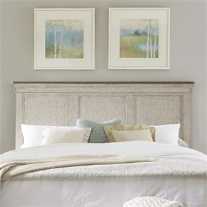 Liberty Furniture Ivy Hollow King Panel Headboard - White