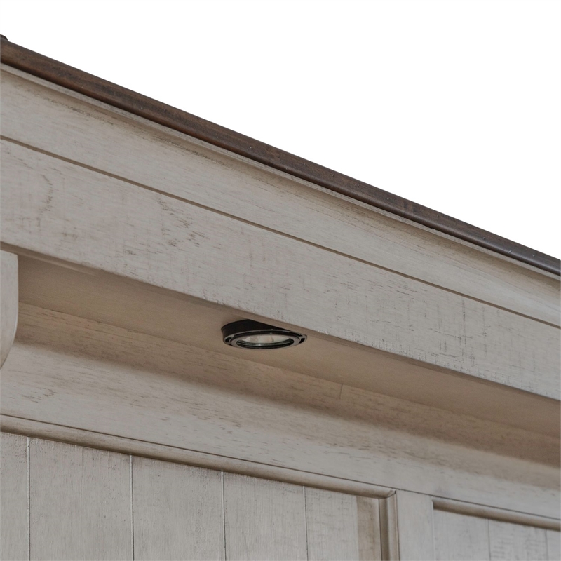 Liberty Furniture Ivy Hollow King Mantle Headboard - White