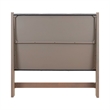 Liberty Furniture Brentwood Queen Upholstered Panel Headboard - Brown