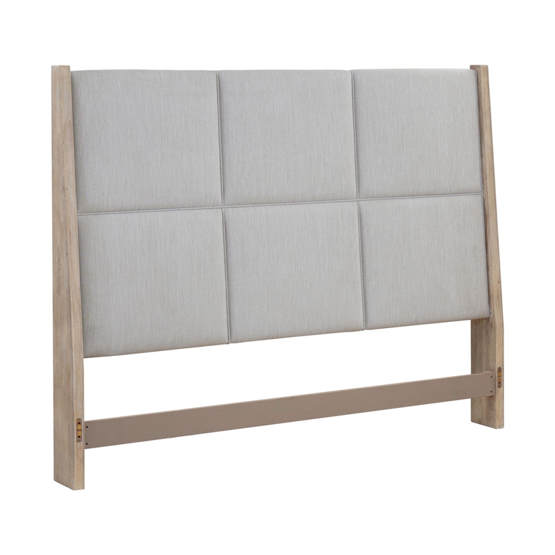 Liberty Furniture Brentwood King Upholstered Panel Headboard - Brown