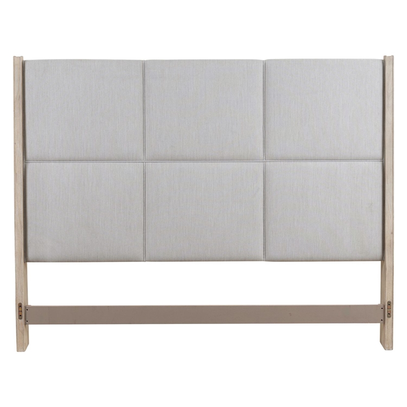 Liberty Furniture Brentwood King Upholstered Panel Headboard - Brown