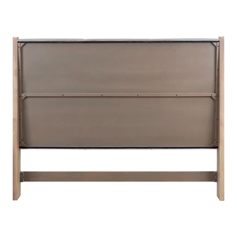 Liberty Furniture Brentwood King Upholstered Panel Headboard - Brown