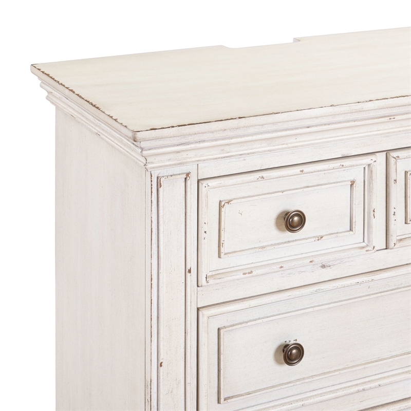 Liberty Furniture Big Valley Bedside Chest AC USB Charging Station - White