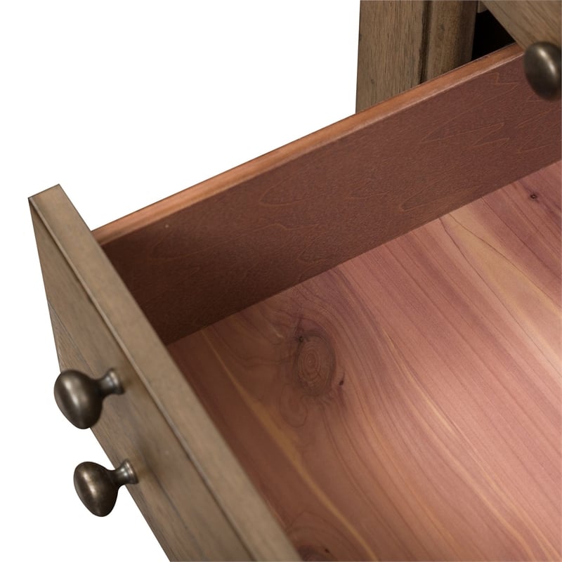 Liberty Furniture Americana Farmhouse Bedside Chest AC USB Charging Station