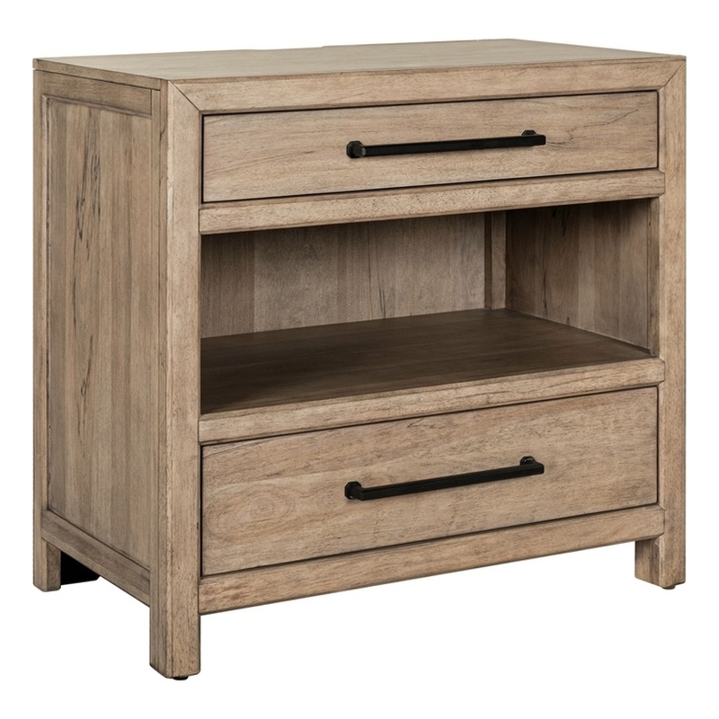 Liberty Furniture Proximity Place Bedside Chest AC USB Charging Station - Brown