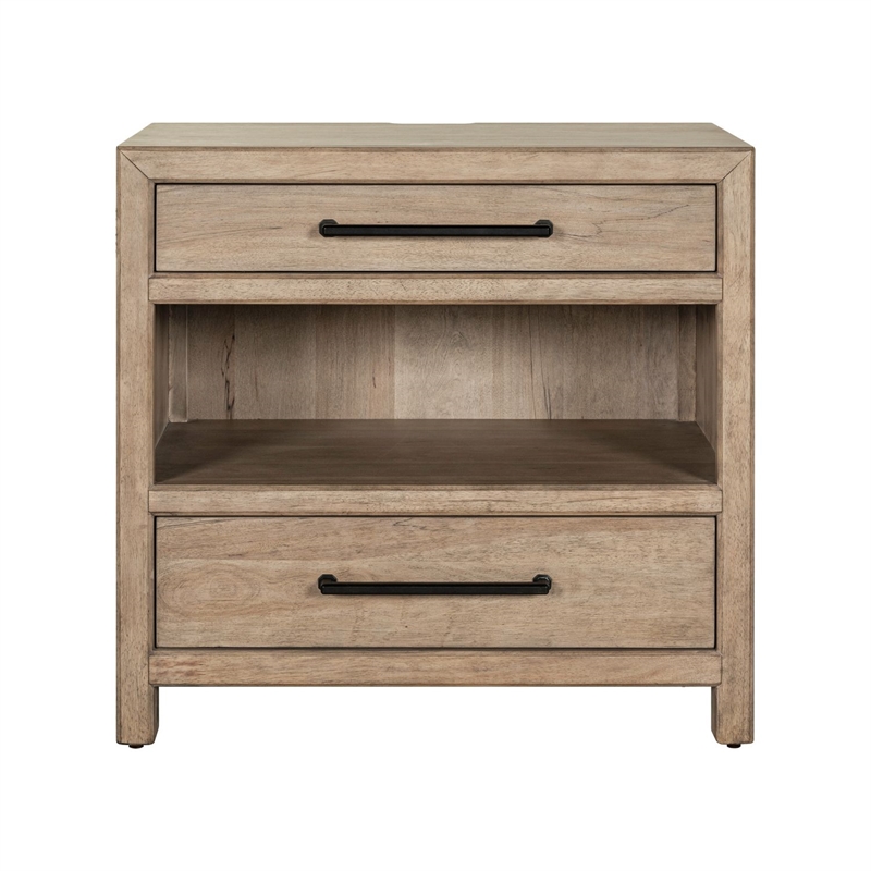 Liberty Furniture Proximity Place Bedside Chest AC USB Charging Station - Brown