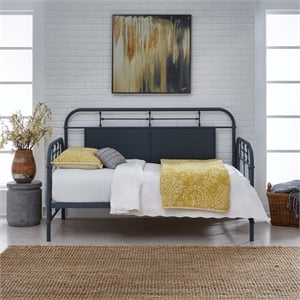 Liberty Furniture Vintage Series Twin Metal Day Bed - Navy