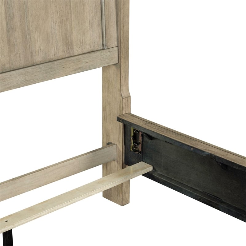 Liberty Furniture Rustic Traditions Queen Sleigh Bed - Brown