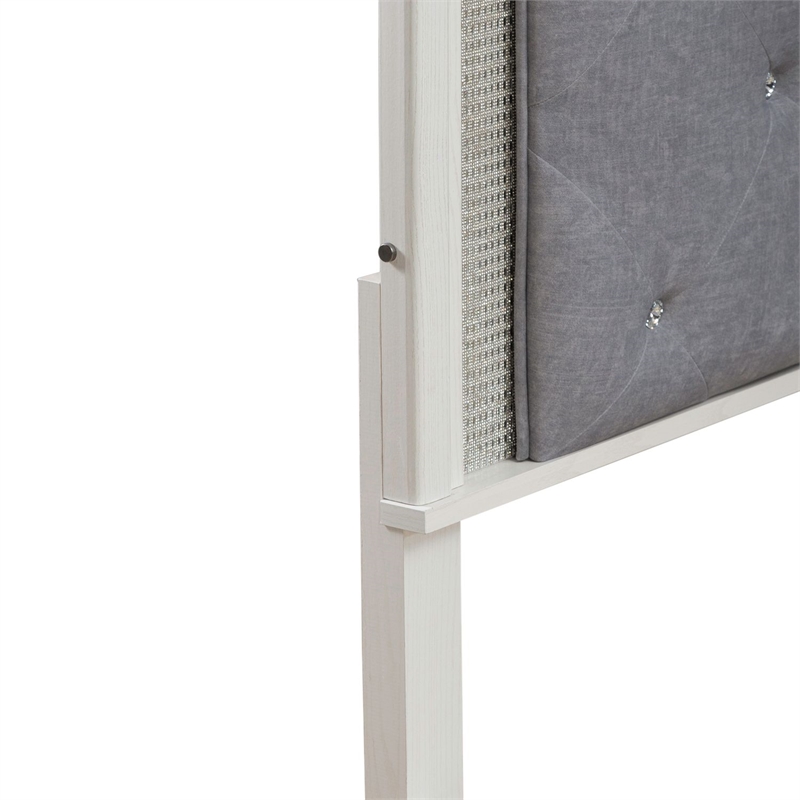 Liberty Furniture Reflections Queen Upholstered Bed - White