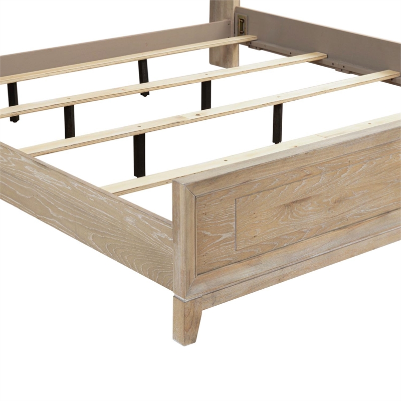 Liberty Furniture Brentwood King California Upholstered Bed - Brown