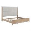 Liberty Furniture Brentwood King California Upholstered Bed - Brown