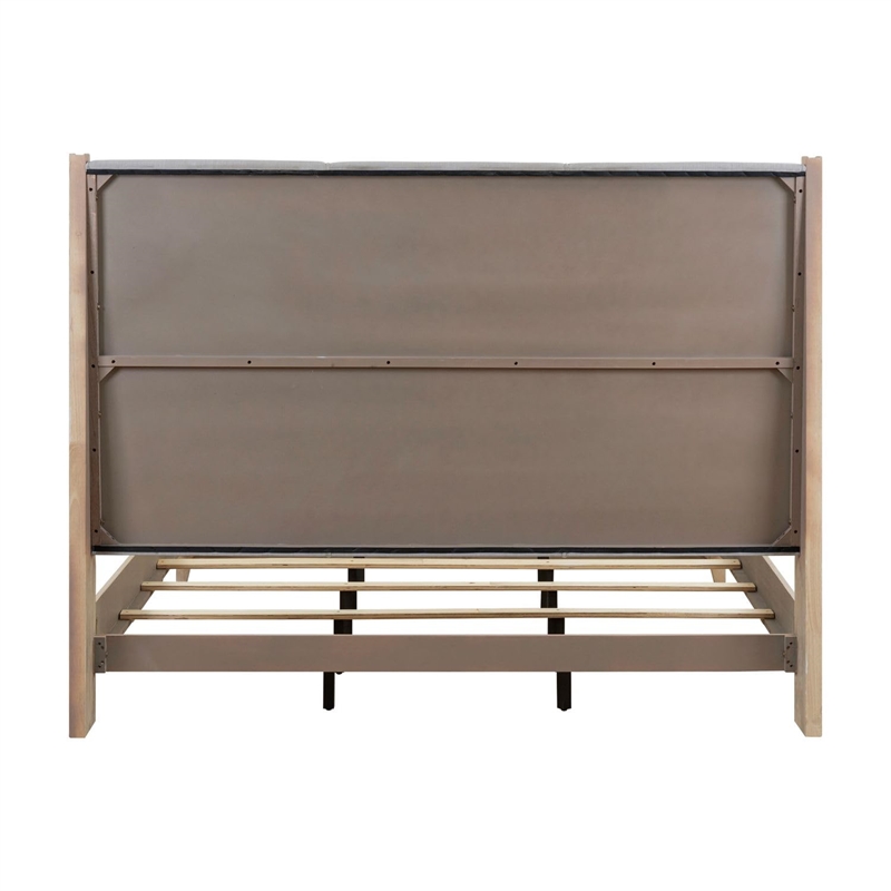 Liberty Furniture Brentwood King California Upholstered Bed - Brown