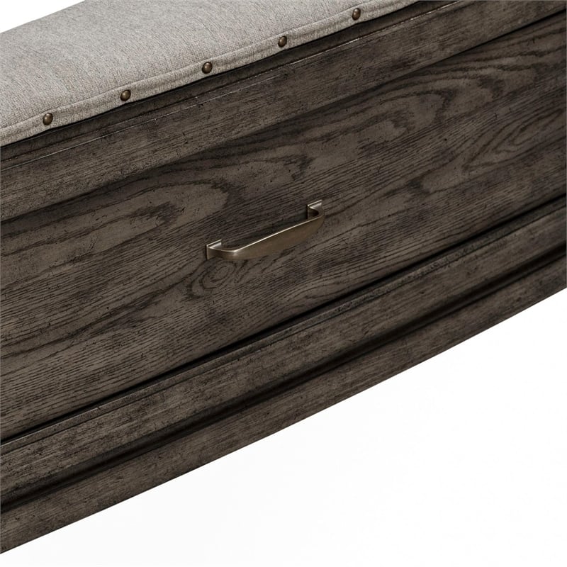 Liberty Furniture Avalon Queen Panel Storage Bed - Brown