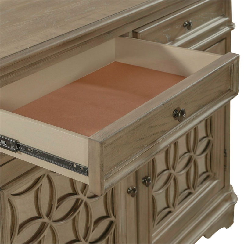 Liberty Furniture Magnolia Manor Buffet Dining Room Storage - Brown