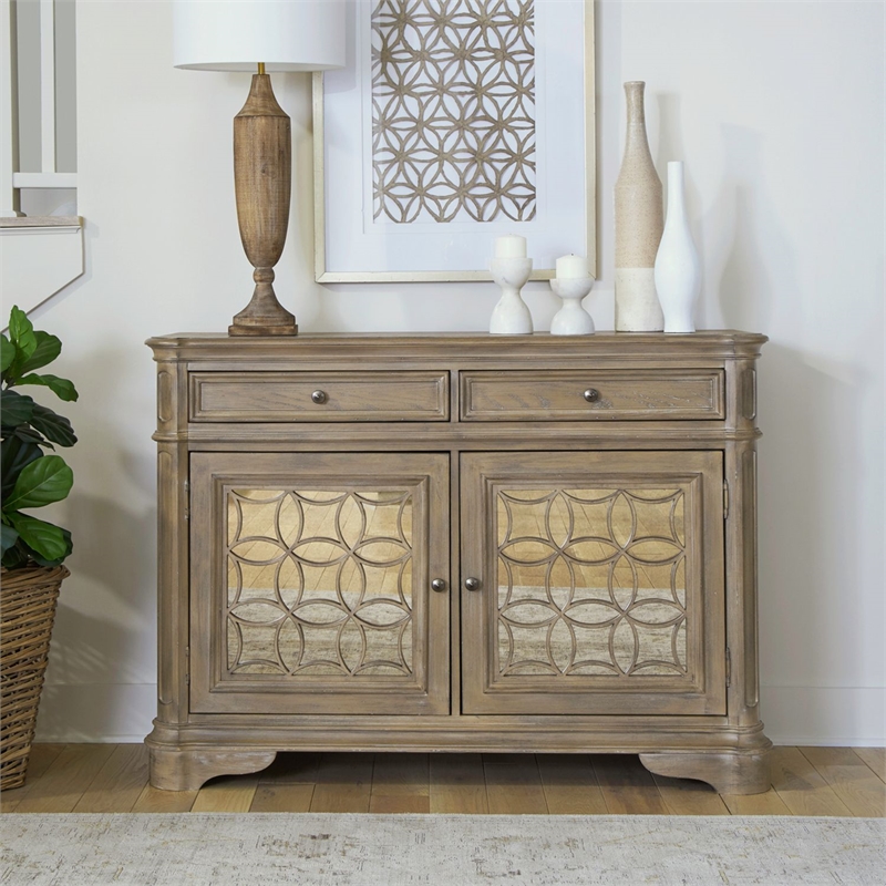 Liberty Furniture Magnolia Manor Buffet Dining Room Storage - Brown