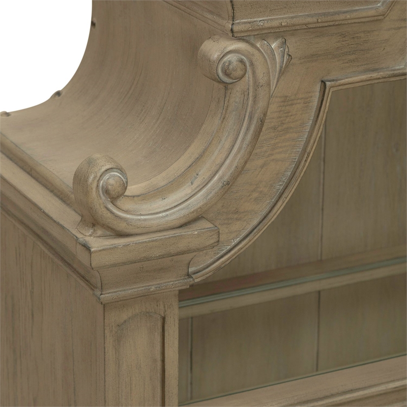Liberty Furniture Magnolia Manor Hutch & Buffet Dining Room Storage - Brown