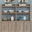 Liberty Furniture Brentwood Sideboard & Hutch Dining Room Storage - Brown