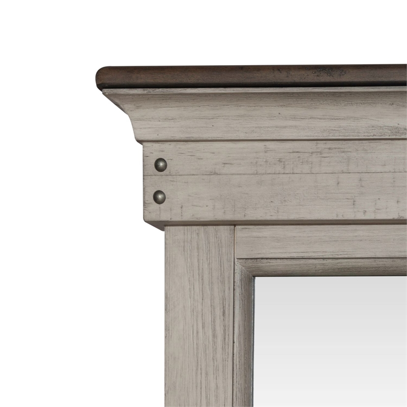 Liberty Furniture Ivy Hollow Landscape Mirror Bedroom Dresser Mount - White