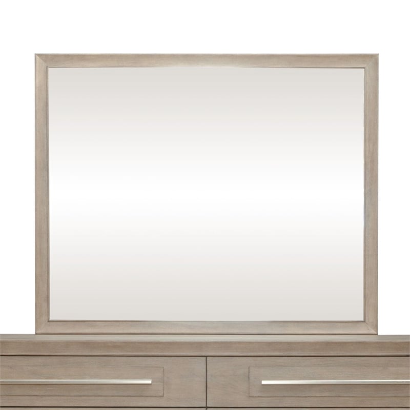 Liberty Furniture Brentwood Landscape Mirror Bedroom Dresser Mount - Brown