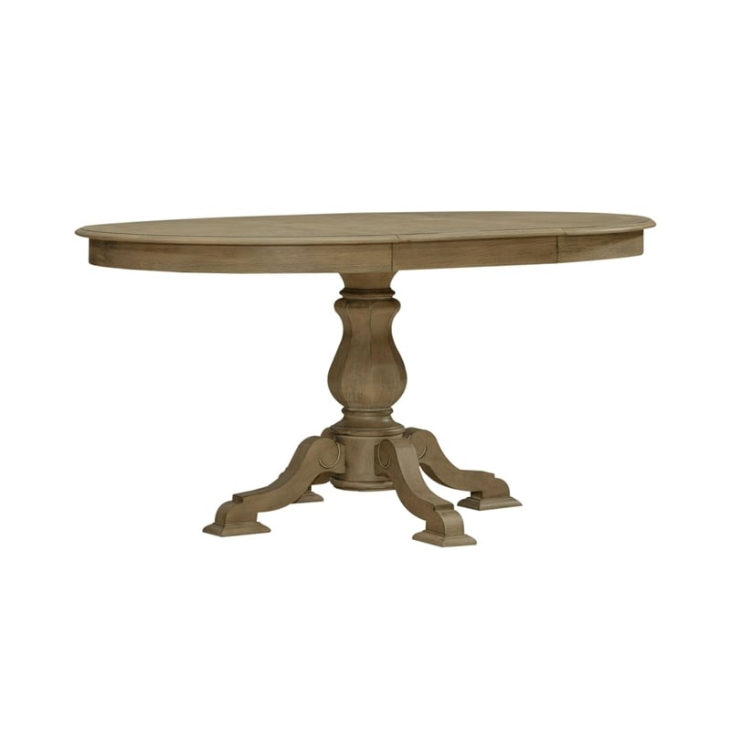 Liberty Furniture Magnolia Manor Dining Room Pedestal Table Set - Brown