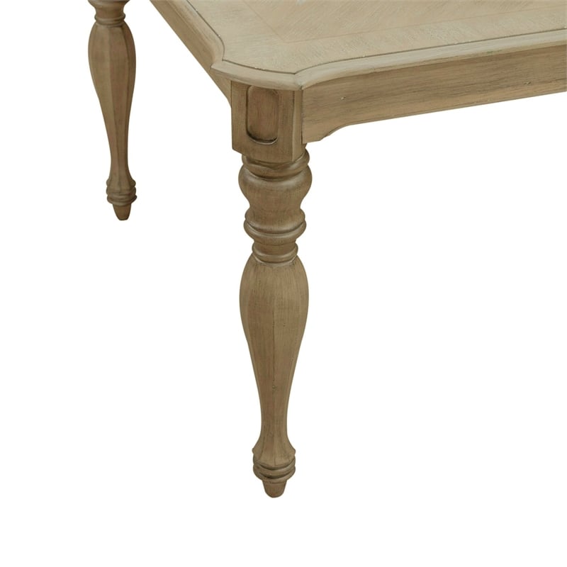 Liberty Furniture Magnolia Manor Dining Room Rectangular Leg Table - Brown