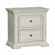 Liberty Furniture Big Valley 2 Drawer Night Stand with Charging Station - White