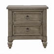 Liberty Furniture Americana Farmhouse 2 Drawer Night Stand with Charging Station
