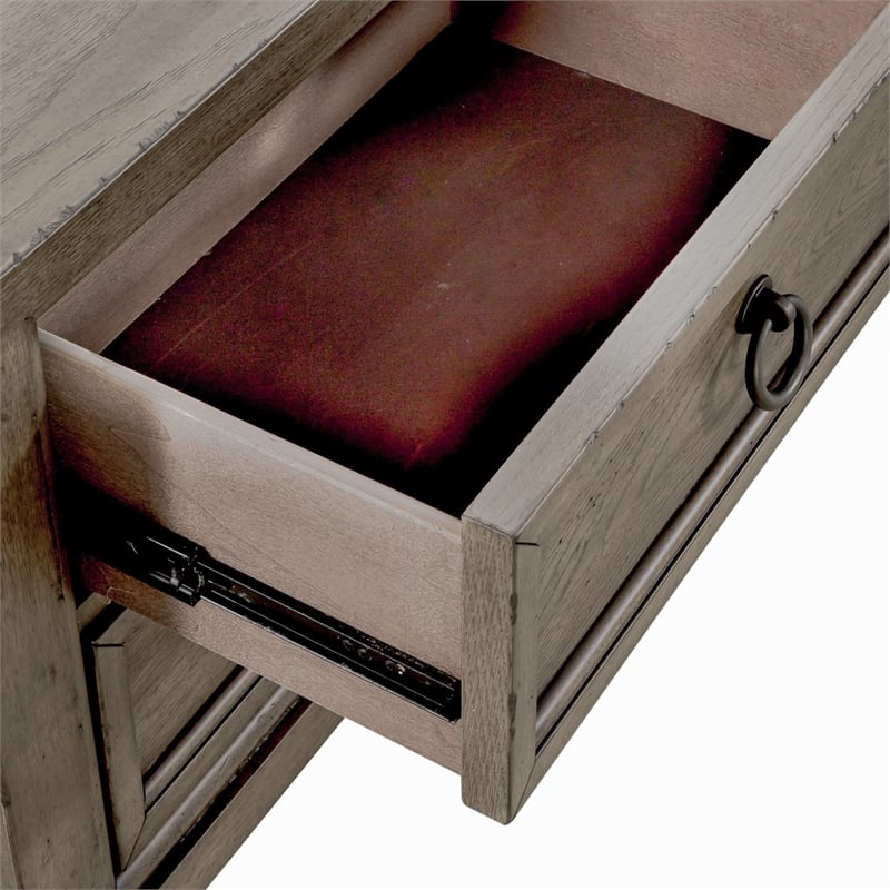 Liberty Furniture Americana Farmhouse 2 Drawer Night Stand with Charging Station